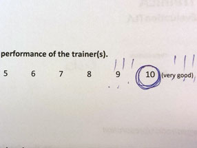 Training evaluatie